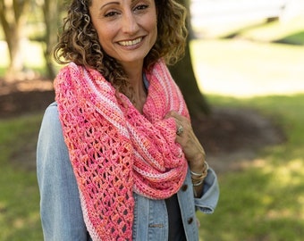 Modified Butterfly Shawl: Easy Advanced Beginner Crochet Pattern with DK Yarn