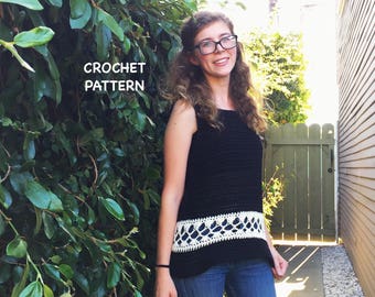 Bayside Tank: Beginner-Friendly Easy Crochet Pattern with Worsted Yarn