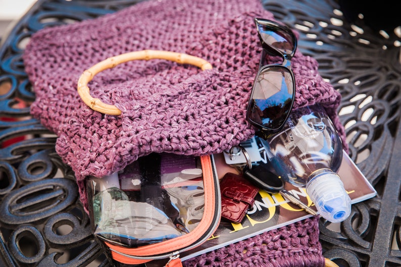 The Downtown Bag Pattern BoHo Bag Crochet Pattern Crochet Market Tote Bag Pattern