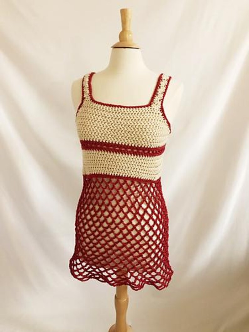 Crochet Beach Dress Pattern PDF -| A Line Summer Dress Crochet Pattern | Beginner Friendly Dress Pattern | BoHo Crochet Dress Pattern