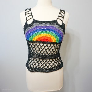 Islamorada Festival Tank Top Beginner Crochet Pattern, DK Yarn, DIY Summer Fashion image 4