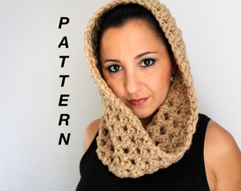 CJ Fashion Cowl - Easy Crochet Pattern with Chunky Yarn | DIY Neckwear