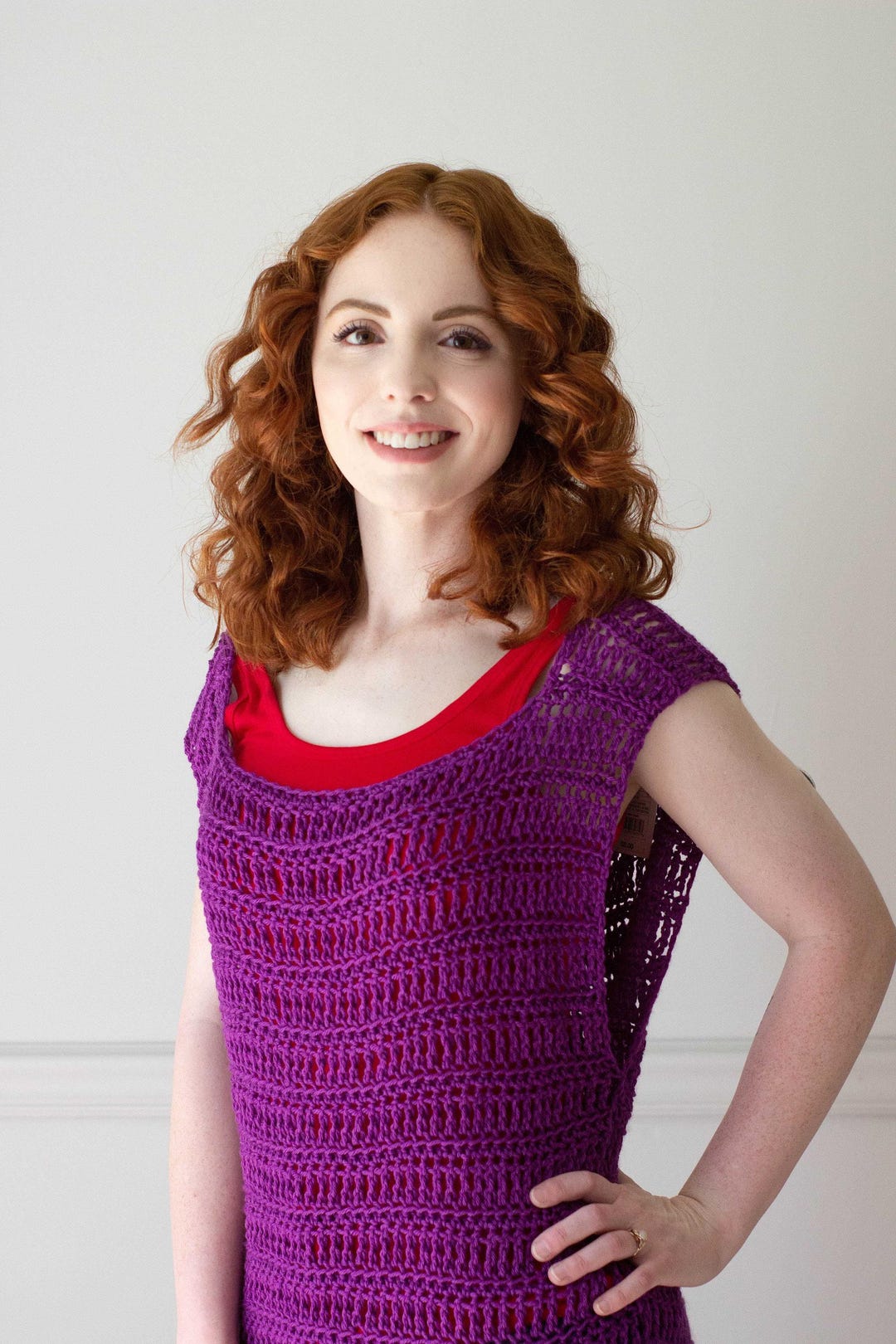 Crochet Loop Top In the Loop Top: Easy DK Yarn Crochet Tank Top Pattern | Beginner ...