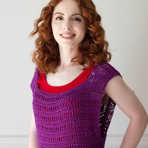 In The Loop Top: Easy DK Yarn Crochet Tank Top Pattern | Beginner Friendly Crochet Top Pattern PDF