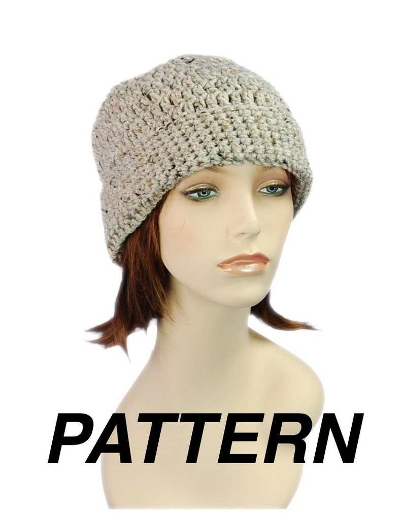 Crochet Pattern Slouchy Beret Versatile Adult Crochet Slouchy - Etsy