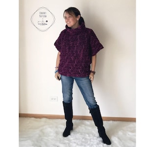 Crochet Pullover Pattern For Advanced Beginners - Stella Pullover Pattern PDF