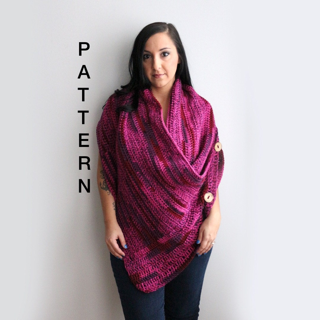 Crochet Shawl Pattern, Wrap Crochet Pattern, Instant PDF Download - Etsy