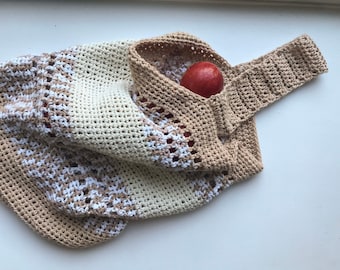Sunshine Market Tote: Easy Crochet Pattern, Worsted Yarn - Versatile Handmade Bag