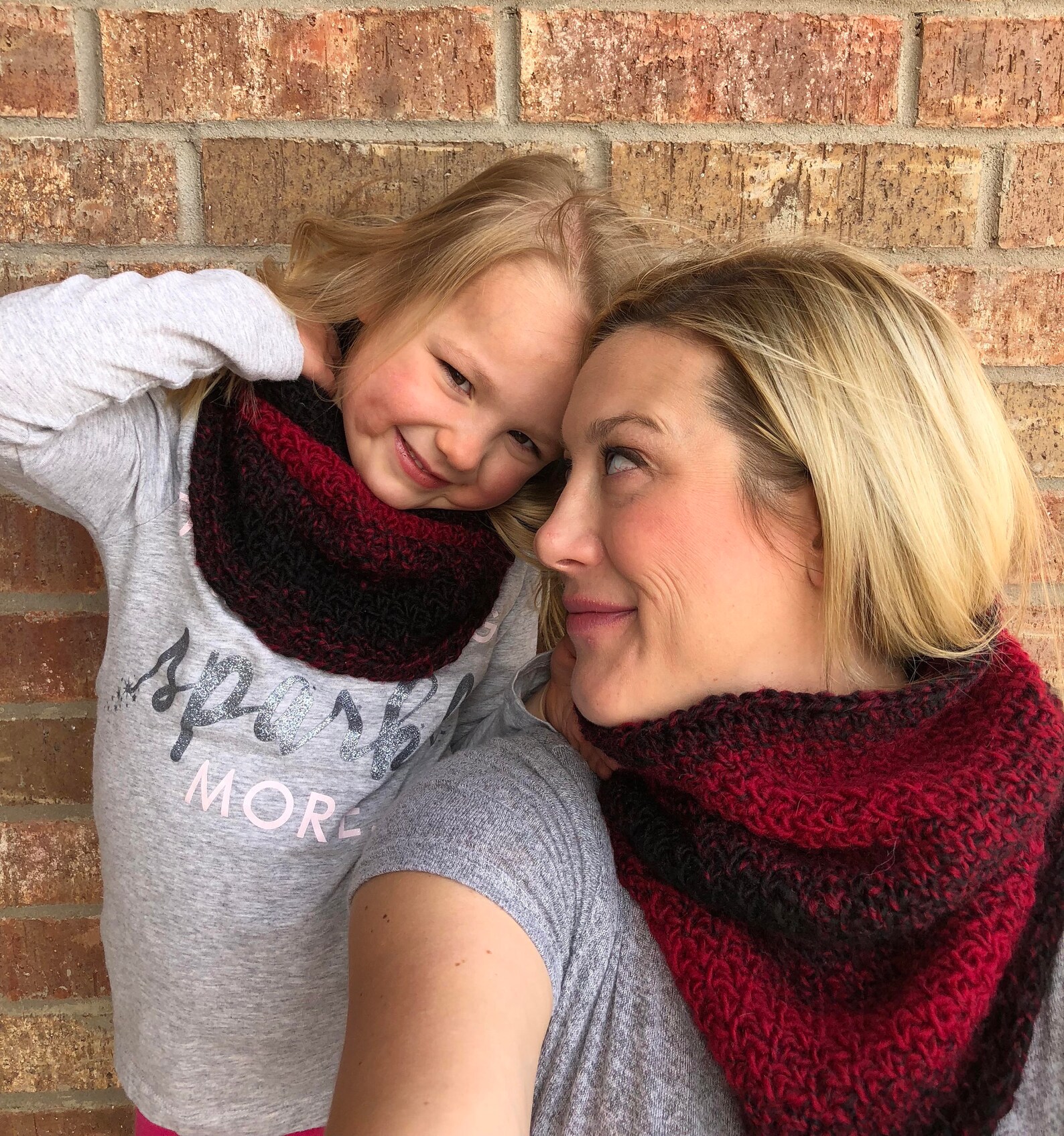 Mommy and Me Crochet Cowl Pattern Set PDF Crochet Pattern the Etsy