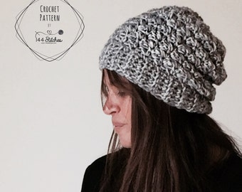 Chunky Everest Beanie: Advanced Beginner Crochet Pattern with Bulky Yarn