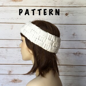 Crochet Basketweave Headband Pattern DIY, Beginner-Friendly, Worsted Yarn image 2