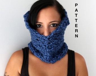 Mountaineer Neck Cozy Crochet Pattern | Advanced Beginner | Super Bulky Yarn