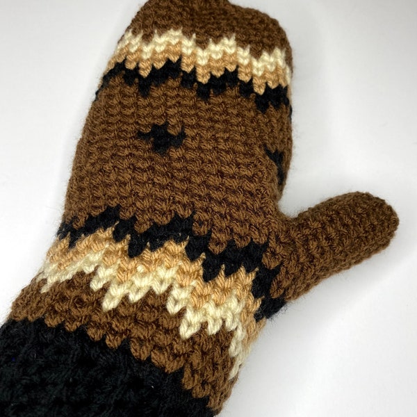 Vermont Love Mittens: Easy Crochet Pattern, Beginner DIY, Cozy Winter Accessory, Worsted Yarn