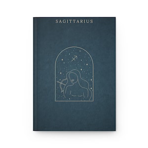 Sagittarius Minimalist Zodiac Journal | Celestial Notebook for Astrology Lovers, Star Sign Gifts, Cosmic Writing