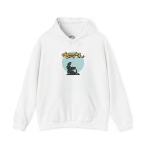 Aquarius Motorcycle Hoodie, Unisex Heavy Blend Sweatshirt for Zodiac Lovers, Astrology Gift, Cozy Layering, Birthday Present