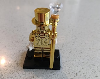 Lego Mr Gold Minifigure Complete
