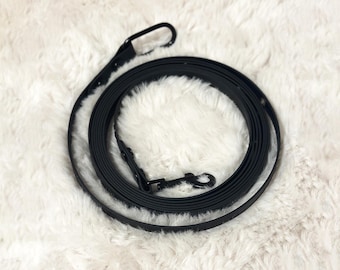 3,4 Meter | 13 mm | Verstellbare Biothane-Leine | 1,5 oder 2,5 mm Stärke | 4-fach verstellbar | leicht & robust | kleine Hunde