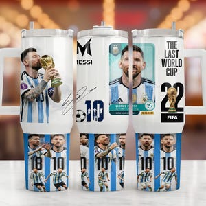 メッシ 10番 アルゼンチン代表 タンブラー 1200ml Stanley cup messi - Etsy 日本