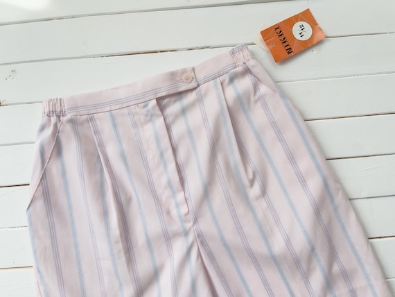 high waisted shorts | 70s 80s vintage pastel pink… - image 2