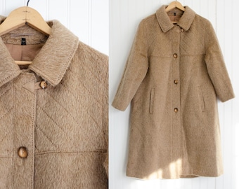 Knit wool jacket 70s vintage Alafoss Icewool Icelandic cream Knit wool jacket 70s vintage Alafoss Icewool Icelandic cream