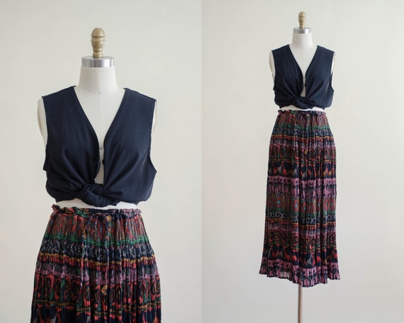 vintage peasant skirt | bohemian skirt | Indian co