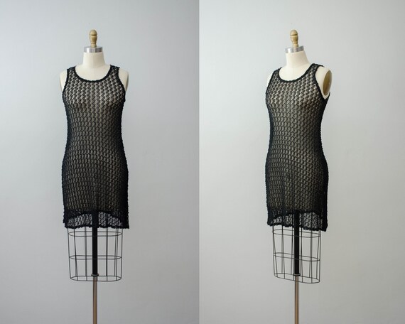 sheer black mini dress | Betsey Johnson dress
