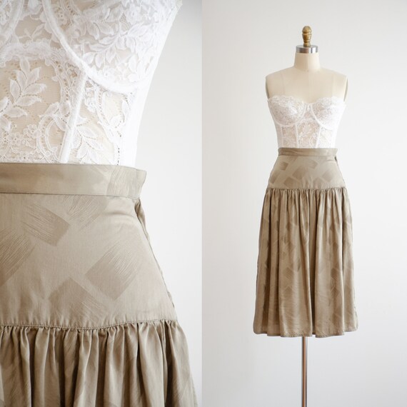 80s silk skirt sale