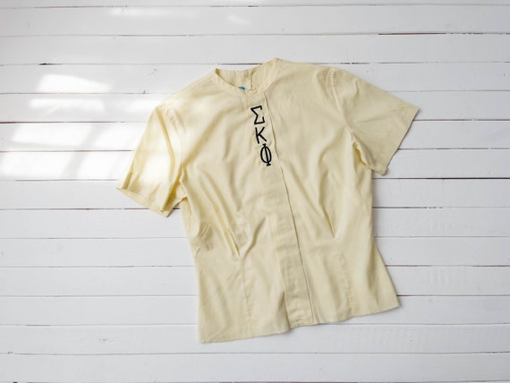 sigma kappa phi blouse | 50s 60s vintage Judy Bon… - image 2