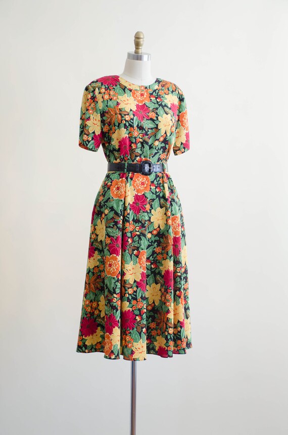 80s floral skirt and blouse set | vintage ditzy f… - image 7