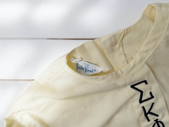 sigma kappa phi blouse | 50s 60s vintage Judy Bon… - image 3