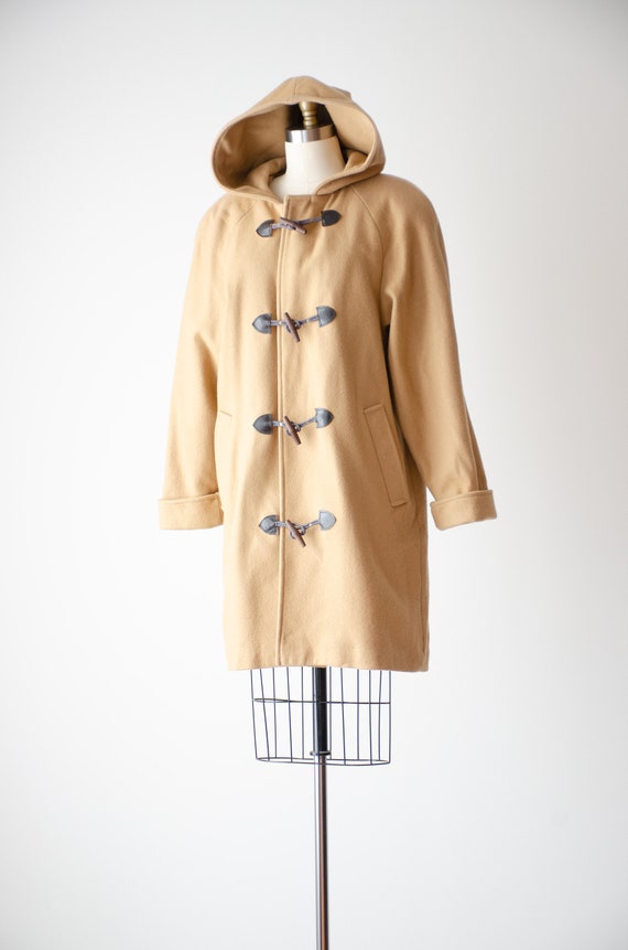 tan wool coat | 90s vintage Stephanie Matthews be… - image 4