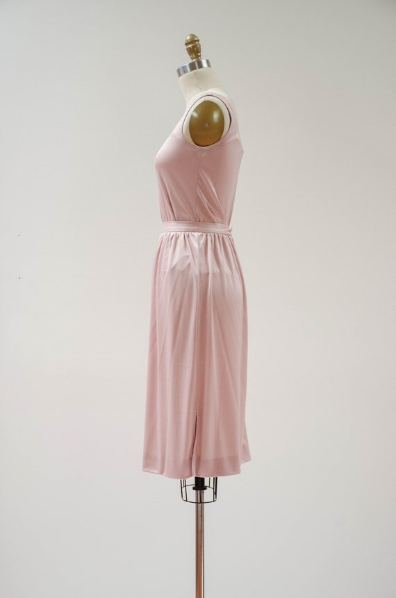 blush pink skirt set | 70s 80s vintage dusty rose… - image 7
