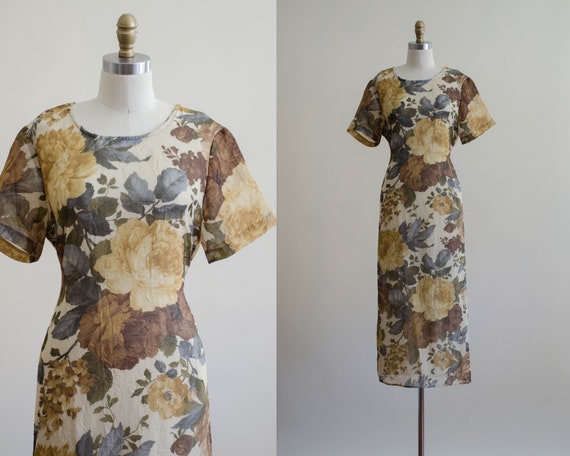 floral maxi dress | romantic floral dress