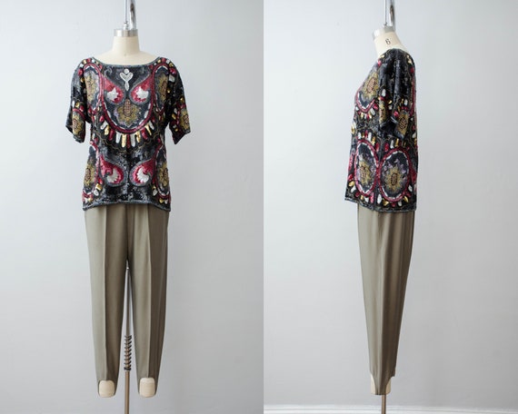 vintage stirrup pants | petite stirrup pants - image 1