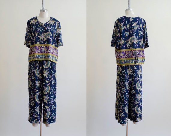 batik lounge set | floral batik set