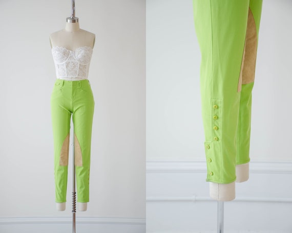Victoria Lime Green Trouser Pants | Italian Fashion Clothing — Shops From  Italy