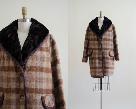 plaid wool jacket | plaid wool coat | 1970s men's