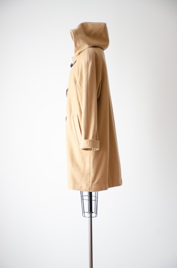 tan wool coat | 90s vintage Stephanie Matthews be… - image 5