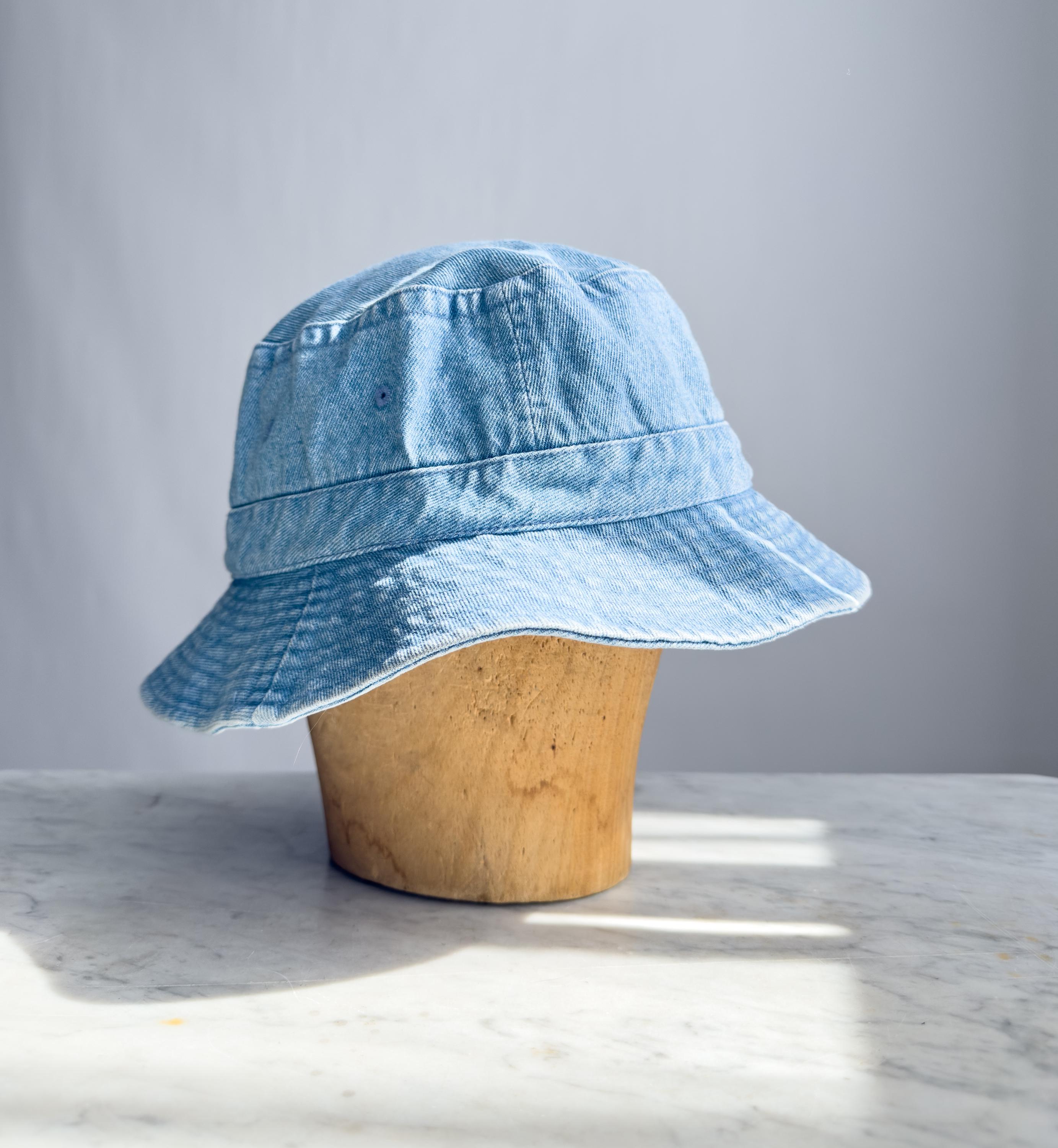 Vintage Denim Bucket Hat - Etsy