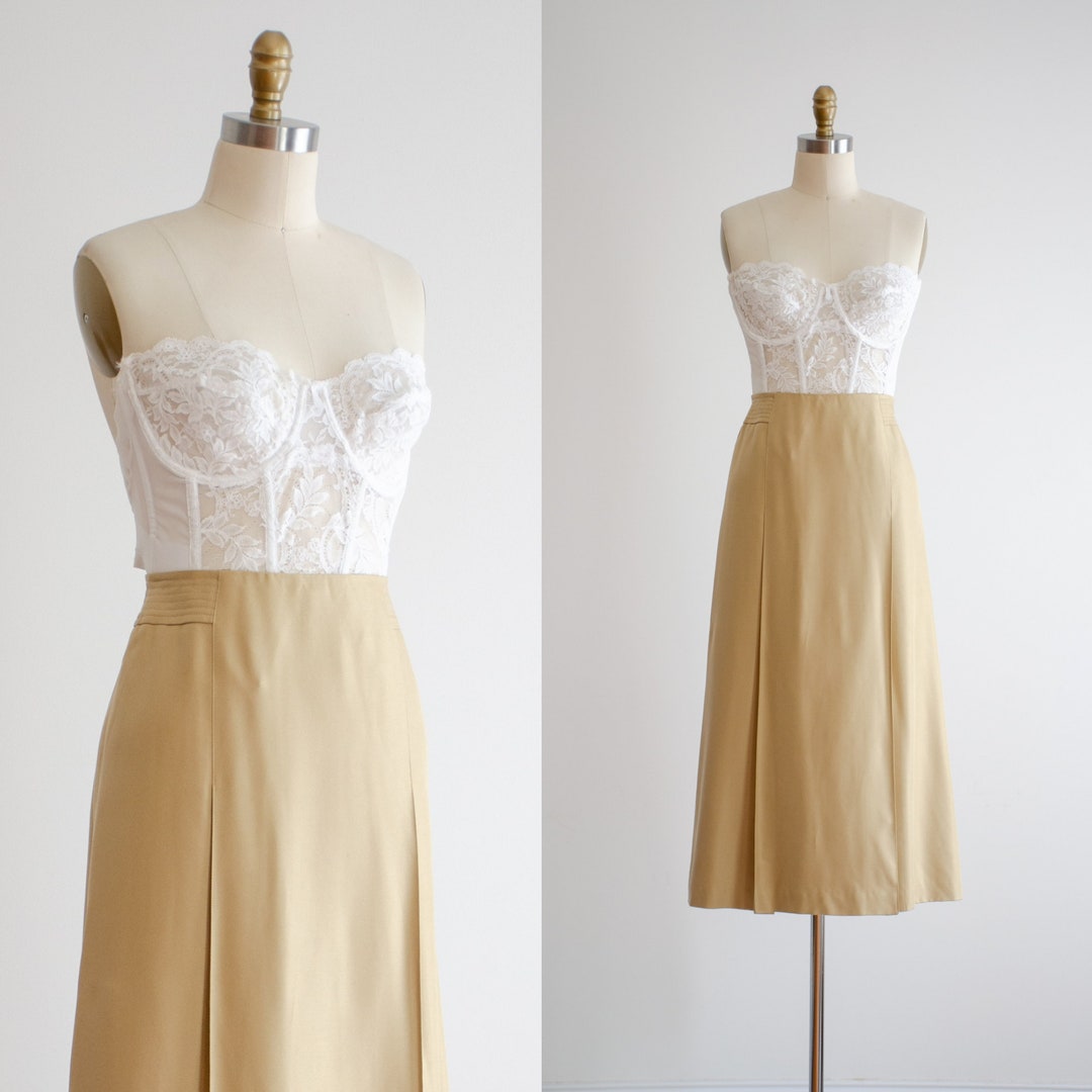 Y2K Silk Skirt