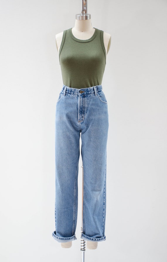 high waisted jeans | 90s vintage L.L. Bean straig… - image 3