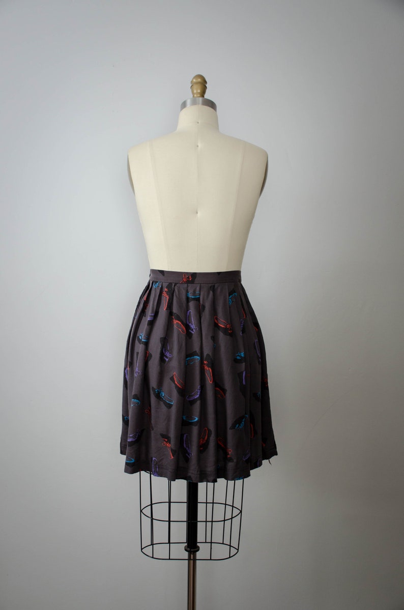 shoe novelty print novelty print skirt purple miniskirt