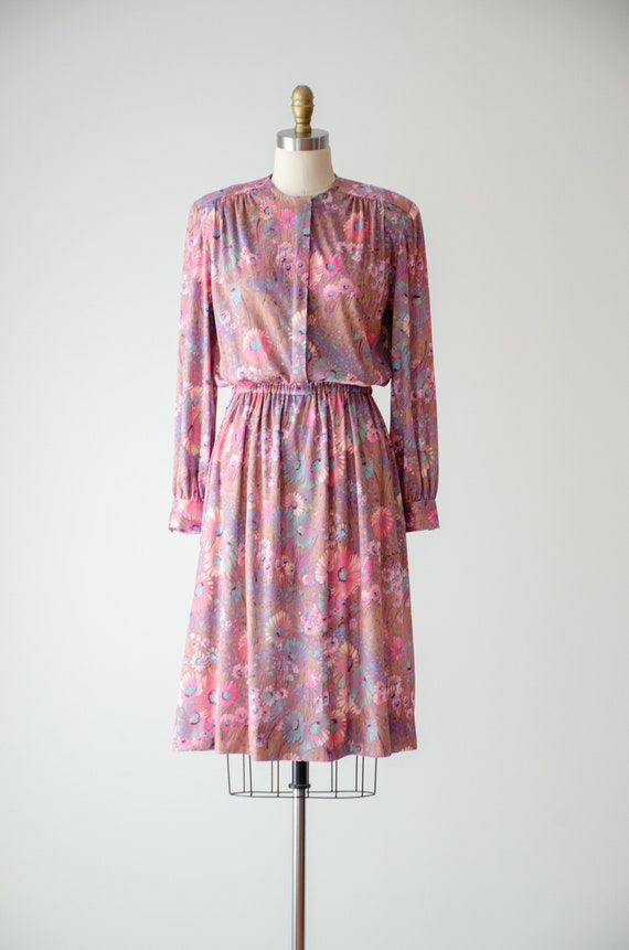 cute cottagecore dress | 70s 80s vintage light br… - image 3