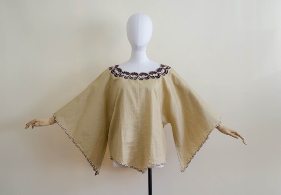 African tunic | dramatic bell sleeve tunic
