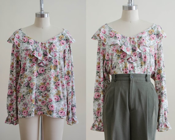 floral poet blouse | long sleeve blouse