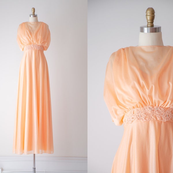 Peach Prom Dress - Etsy