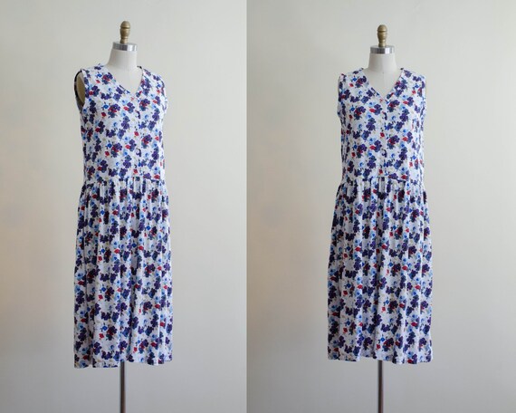 oversized midi dress | floral midi dress