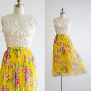 80s ADRIENNE VITTADINI SPORT Cotton Midi Skirt Made in Italy