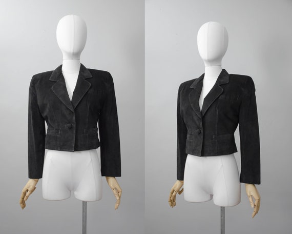 black suede jacket | cropped leather jacket | blac