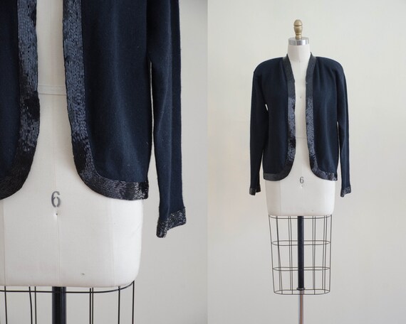 soft black angora cardigan | black wool cardigan |